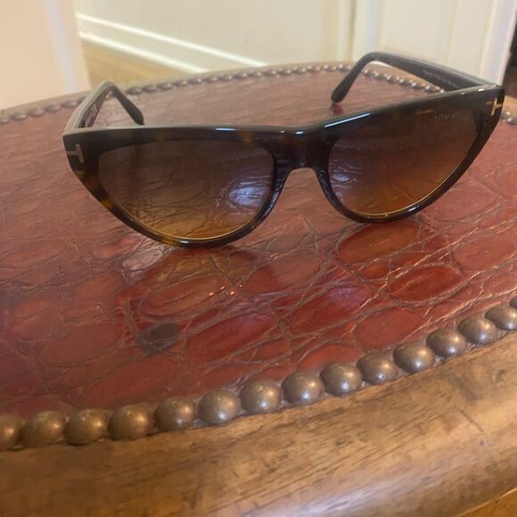 Tom Ford Brown 56MM Cat-Eye Sunglasses main image 5